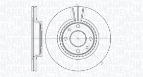 Гальмівний диск Magneti Marelli 361302040240