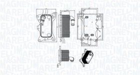 Оливний радіатор двигуна Magneti Marelli 350300006300