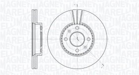 Гальмівний диск Magneti Marelli 361302040338