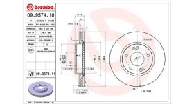 Тормозной диск Magneti Marelli 360406027100