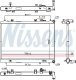 606308 Nissens Радиатор охлаждения двигателя для Nissan Pathfinder