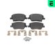 bp12826 Optimal Тормозные колодки для Fiat Tipo