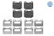 0252315715 Meyle Тормозные колодки для Mercedes M-Class