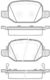 2727.52 Roadhouse Гальмівні колодки для Fiat 500