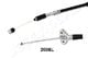 BC-2006L Japanparts Трос ручного тормоза