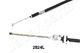 BC-2024L Japanparts Трос ручного гальма