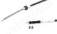 BC-211 Japanparts Трос ручного гальма