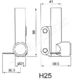 BE-H25 Japanparts Успокоитель ремня ГРМ