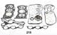 KM-218 Japanparts Комплект прокладок полный