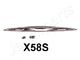 SS-X58S Japanparts Щетки стеклоочистителя для Fiat Punto