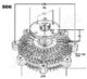 VC-506 Japanparts Вискомуфта вентилятора