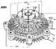 VC-K01 Japanparts Вискомуфта вентилятора для Kia Sportage