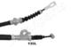 bc135l Japanparts Трос ручного тормоза для Nissan 200 SX