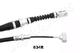 bc834r Japanparts Трос ручного гальма для Suzuki Baleno