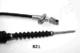 GC821 Japanparts Трос зчеплення