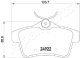 pp0604af Japanparts Гальмівні колодки