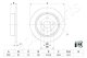 dp272c Japanparts Гальмівний диск для Toyota C-HR