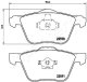 pa0336af Japanparts Гальмівні колодки