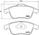 pa0704af Japanparts Гальмівні колодки