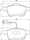 pa0221af Japanparts Тормозные колодки