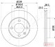 di0939c Japanparts Тормозной диск