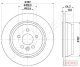 dpl11c Japanparts Тормозной диск для Land Rover Freelander