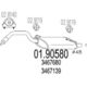 01.90580 MTS Глушитель выхлопных газов конечный на Volvo 440/460