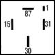 4RP 008 189-081 Behr Hella Реле топливного насоса