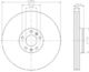 8DD 355 109-851 Behr Hella Гальмівний диск