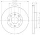 8DD 355 111-341 Behr Hella Гальмівний диск