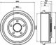 8DT 355 300-431 Behr Hella Гальмівний барабан