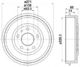 8DT 355 300-661 Behr Hella Гальмівний барабан