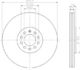 8DD 355 106-731 Behr Hella Гальмівний диск