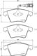 8DB 355 011-171 Behr Hella Гальмівні колодки