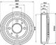 8DT 355 301-961 Behr Hella Гальмівний барабан