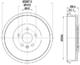 8dt355302671 Behr Hella Гальмівний барабан на Chevrolet Cruze