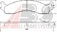 38655 A.B.S. Тормозные колодки для Ford E-Series