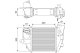 822906 Valeo Інтеркулер на Mazda 5