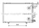 FD5583D AVA Quality Cooling Радиатор кондиционера