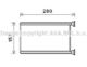 JEA6069 AVA Quality Cooling Радіатор пічки