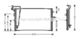 SB5039 AVA Quality Cooling Радіатор кондиціонера на SAAB 9-5