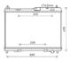 FD2605 AVA Quality Cooling Радіатор охолодження двигуна
