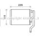 sua6111 AVA Quality Cooling Радіатор пічки на Subaru Impreza