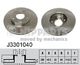 J3301040 Nipparts Гальмівний диск на Nissan Maxima