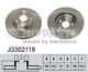 J3302119 Nipparts Гальмівний диск для Toyota Avensis
