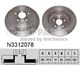 N3312078 Nipparts Гальмівний диск на Lexus RX