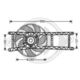 3434001 Diederichs Вентилятор системи охолодження двигуна на Fiat Panda