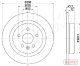 61000404c Ashika Тормозной диск для Opel Astra