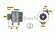 0 986 043 091 Bosch Генератор