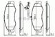 0 986 494 499 Bosch Гальмівні колодки